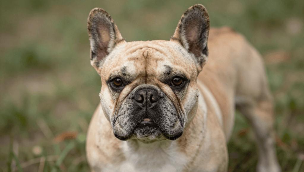 Fotopuzzel Franse Bulldog | Portretfoto | Liggend - Stukjes Geluk