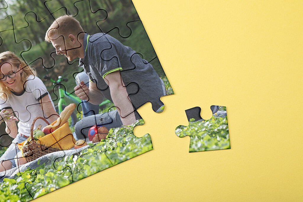 Fotopuzzel met eigen foto - Stukjes Geluk