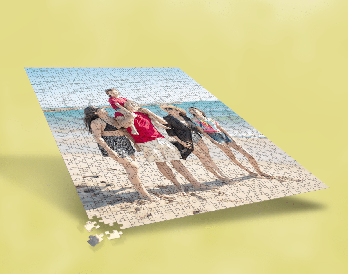 Fotopuzzel met eigen foto - Stukjes Geluk