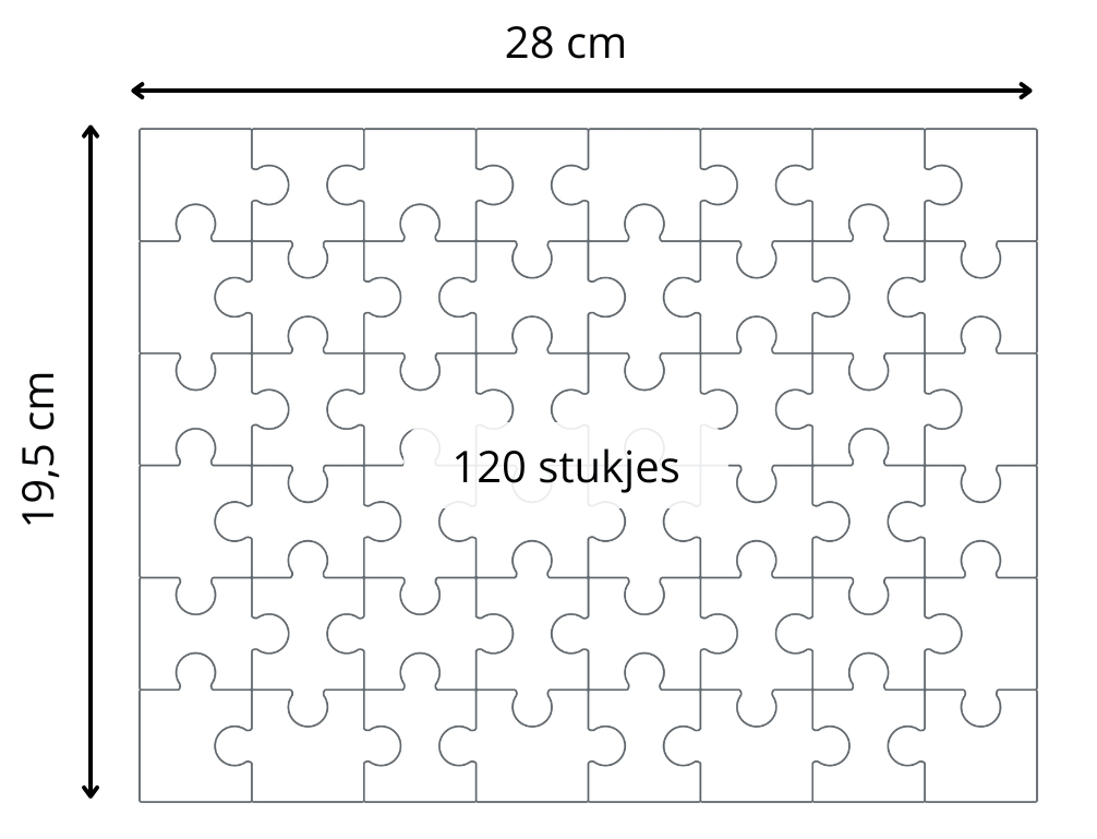 Fotopuzzel Persische Kat | Portretfoto | Liggend - Stukjes Geluk