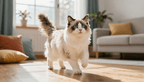 Fotopuzzel Ragdoll in de woonkamer | Liggend - Stukjes Geluk