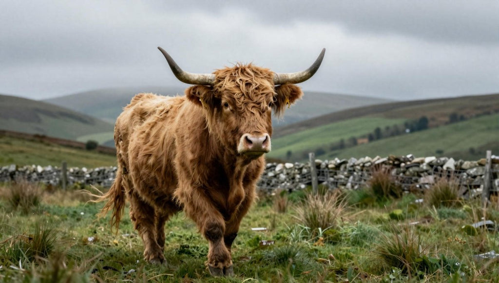 Fotopuzzel Schotse Hooglander 'Highland Run' | Liggend - Stukjes Geluk