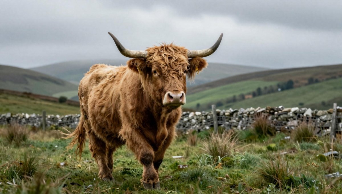 Fotopuzzel Schotse Hooglander 'Highland Run' | Liggend - Stukjes Geluk