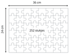 Fotopuzzel springende Sphinx | Liggend - Stukjes Geluk